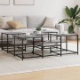 Mesa de centro madera de ingeniería gris Sonoma 121x121x40 cm de , Mesas de centro - Ref: Foro24-839071, Precio: 72,72 €, Des...