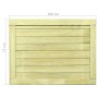 Puerta de valla de jardín madera pino impregnada 75x100 cm de vidaXL, Puertas de jardín - Ref: Foro24-45332, Precio: 62,81 €,...