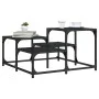 Mesa de centro madera de ingeniería negro 68x68x40 cm de , Mesas de centro - Ref: Foro24-837747, Precio: 36,48 €, Descuento: %