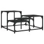 Mesa de centro madera de ingeniería negro 68x68x40 cm de , Mesas de centro - Ref: Foro24-837747, Precio: 36,48 €, Descuento: %