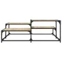 Mesa de centro madera de ingeniería roble Sonoma 107x107x40 cm by , Coffee table - Ref: Foro24-837753, Price: 49,76 €, Discou...