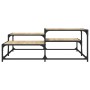 Mesa de centro madera de ingeniería roble Sonoma 107x107x40 cm de , Mesas de centro - Ref: Foro24-837753, Precio: 50,20 €, De...
