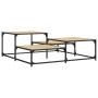 Mesa de centro madera de ingeniería roble Sonoma 107x107x40 cm de , Mesas de centro - Ref: Foro24-837753, Precio: 50,20 €, De...