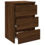 Mesitas de noche 2 uds contrachapado roble marrón 40x35x62,5 cm de , Mesitas de noche - Ref: Foro24-815176, Precio: 104,69 €,...