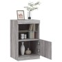 Aparador con luces LED gris Sonoma 41x37x67 cm de , Aparadores - Ref: Foro24-836684, Precio: 57,62 €, Descuento: %