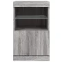 Aparador con luces LED gris Sonoma 41x37x67 cm de , Aparadores - Ref: Foro24-836684, Precio: 55,77 €, Descuento: %