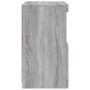 Aparador con luces LED gris Sonoma 41x37x67 cm de , Aparadores - Ref: Foro24-836684, Precio: 57,62 €, Descuento: %