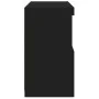 Aparador con luces LED negro 60x37x67 cm de , Aparadores - Ref: Foro24-836652, Precio: 70,69 €, Descuento: %