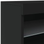 Aparador con luces LED negro 60x37x67 cm de , Aparadores - Ref: Foro24-836652, Precio: 74,43 €, Descuento: %