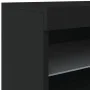 Aparador con luces LED negro 60x37x67 cm de , Aparadores - Ref: Foro24-836652, Precio: 70,69 €, Descuento: %