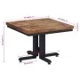 Mesa de centro teca reciclada maciza 55x55x40 cm de , Mesas de cocina y de comedor - Ref: Foro24-358516, Precio: 84,69 €, Des...
