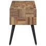 Banco teca reciclada maciza 110x35x45 cm de , Bancos - Ref: Foro24-358523, Precio: 99,73 €, Descuento: %