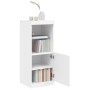 Aparador con luces LED blanco 41x37x100 cm de , Aparadores - Ref: Foro24-836686, Precio: 72,22 €, Descuento: %