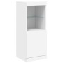 Aparador con luces LED blanco 41x37x100 cm de , Aparadores - Ref: Foro24-836686, Precio: 72,22 €, Descuento: %