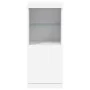 Aparador con luces LED blanco 41x37x100 cm by , Sideboards - Ref: Foro24-836686, Price: 71,12 €, Discount: %