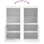 Aparador con luces LED blanco 41x37x100 cm de , Aparadores - Ref: Foro24-836686, Precio: 72,22 €, Descuento: %