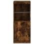 Aparador con luces LED roble ahumado 41x37x100 cm de , Aparadores - Ref: Foro24-836690, Precio: 71,29 €, Descuento: %