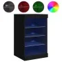 Aparador con luces LED negro 41x37x67 cm de , Aparadores - Ref: Foro24-836722, Precio: 71,86 €, Descuento: %