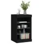 Aparador con luces LED negro 41x37x67 cm de , Aparadores - Ref: Foro24-836722, Precio: 71,86 €, Descuento: %