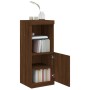 Aparador con luces LED roble marrón 41x37x100 cm de , Aparadores - Ref: Foro24-836692, Precio: 73,69 €, Descuento: %