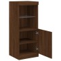 Aparador con luces LED roble marrón 41x37x100 cm de , Aparadores - Ref: Foro24-836692, Precio: 73,69 €, Descuento: %