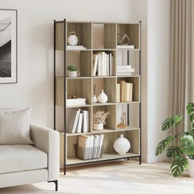 Estantería madera de ingeniería roble Sonoma 102x28x172 cm de , Librerías y estanterías - Ref: Foro24-3213658, Precio: 137,54...