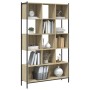 Estantería madera de ingeniería roble Sonoma 102x28x172 cm de , Librerías y estanterías - Ref: Foro24-3213658, Precio: 137,54...