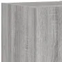 Muebles de TV de pared con luces LED 3 piezas gris Sonoma de , Muebles TV - Ref: Foro24-3216879, Precio: 177,29 €, Descuento: %