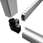 Invernadero de aluminio 302x190x195 cm 11,19 m³ de vidaXL, Invernaderos - Ref: Foro24-45215, Precio: 607,90 €, Descuento: %