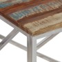 Mesa de centro acero inox plateado y madera maciza reciclada de , Mesas de centro - Ref: Foro24-349944, Precio: 80,65 €, Desc...
