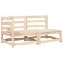 Sofá de jardín de 2 plazas con cojines madera maciza de pino by , Modular outdoor sofas - Ref: Foro24-838118, Price: 158,80 €...