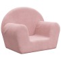 Sofá para niños felpa suave rosa de , Mobiliario para bebés y niños pequeños - Ref: Foro24-356985, Precio: 47,98 €, Descuento: %