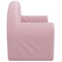 Sofá para niños de 2 plazas felpa suave rosa de , Mobiliario para bebés y niños pequeños - Ref: Foro24-356991, Precio: 42,04 ...
