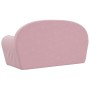Sofá para niños de 2 plazas felpa suave rosa de , Mobiliario para bebés y niños pequeños - Ref: Foro24-356991, Precio: 42,04 ...