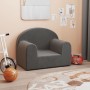 Sofá para niños felpa suave gris antracita de , Mobiliario para bebés y niños pequeños - Ref: Foro24-357006, Precio: 40,83 €,...