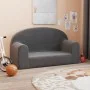 Sofá para niños de 2 plazas felpa suave gris antracita de , Mobiliario para bebés y niños pequeños - Ref: Foro24-357012, Prec...