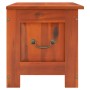 Baúl de almacenamiento con tapa madera maciza de acacia marrón de , Baúles de almacenamiento - Ref: Foro24-364914, Precio: 88...