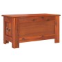 Baúl de almacenamiento con tapa madera maciza de acacia marrón de , Baúles de almacenamiento - Ref: Foro24-364914, Precio: 88...