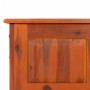 Baúl de almacenamiento con tapa madera maciza de acacia marrón de , Baúles de almacenamiento - Ref: Foro24-364914, Precio: 88...