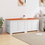 Baúl de almacenaje con tapa madera de acacia marrón y blanco de , Baúles de almacenamiento - Ref: Foro24-364921, Precio: 265,...