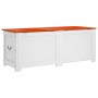 Baúl de almacenaje con tapa madera de acacia marrón y blanco de , Baúles de almacenamiento - Ref: Foro24-364921, Precio: 265,...