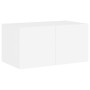 Muebles de TV de pared con LED 6 pzas madera ingeniería blanco de , Muebles TV - Ref: Foro24-3216811, Precio: 178,67 €, Descu...
