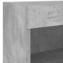 Muebles TV pared con LED 8 pzas madera ingeniería gris hormigón de , Muebles TV - Ref: Foro24-3216671, Precio: 221,93 €, Desc...