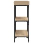 Mesa consola con estantes roble Sonoma 100x30x80 cm de , Mesas auxiliares - Ref: Foro24-837808, Precio: 57,12 €, Descuento: %