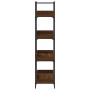 Librería de 4 estantes madera ingeniería marrón 100x33x145,5 cm de , Librerías y estanterías - Ref: Foro24-837696, Precio: 74...