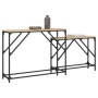 Mesas consola apilables 2 pzas madera ingeniería roble Sonoma de , Mesas auxiliares - Ref: Foro24-837803, Precio: 52,68 €, De...