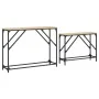 Mesas consola apilables 2 pzas madera ingeniería roble Sonoma de , Mesas auxiliares - Ref: Foro24-837803, Precio: 52,30 €, De...