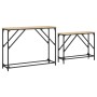 Mesas consola apilables 2 pzas madera ingeniería roble Sonoma de , Mesas auxiliares - Ref: Foro24-837803, Precio: 52,68 €, De...