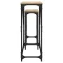 Mesas consola apilables 2 pzas madera ingeniería roble Sonoma de , Mesas auxiliares - Ref: Foro24-837803, Precio: 52,30 €, De...