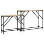 Mesas consola apilables 2 pzas madera ingeniería roble Sonoma de , Mesas auxiliares - Ref: Foro24-837803, Precio: 52,30 €, De...